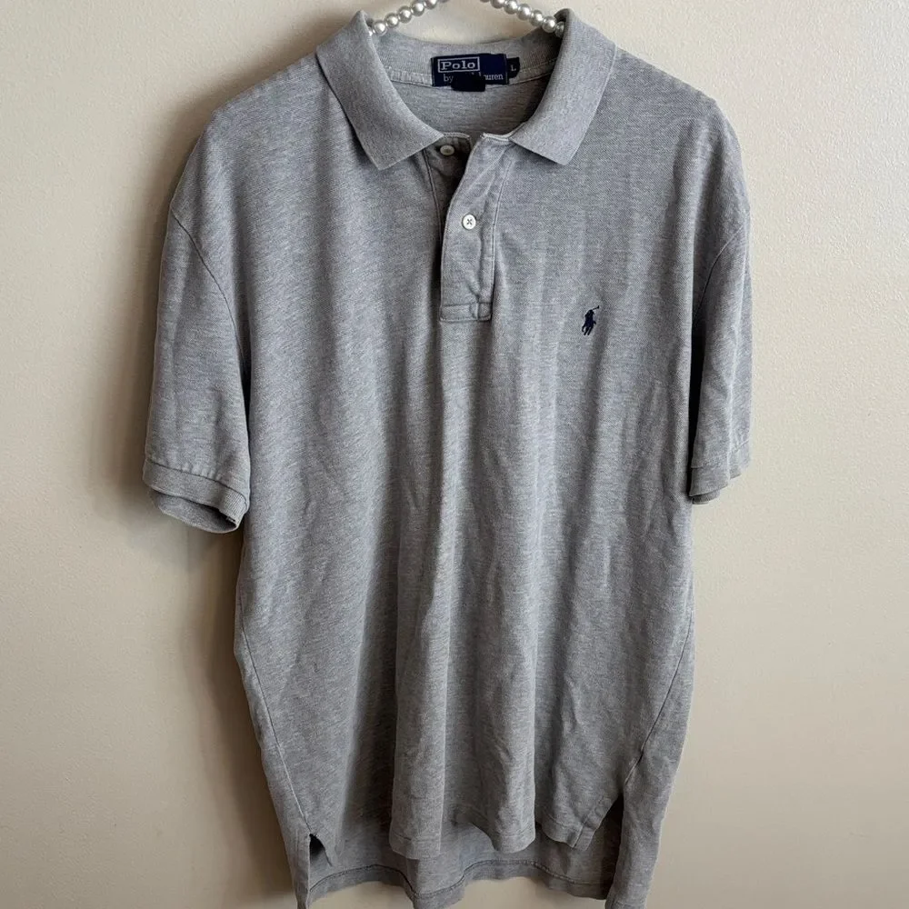 Polo by Ralph Lauren Classic Gray Polo size large